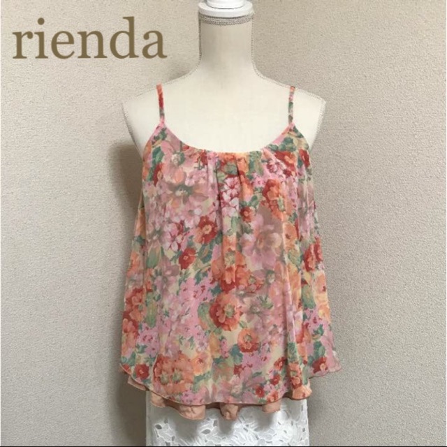 rienda(リエンダ)のリエンダ フラワーキャミ ムルーア デュアス ワンウェイ エモダ イング レディースのトップス(キャミソール)の商品写真