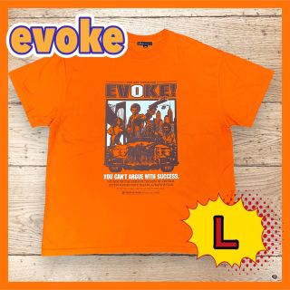 【超希少！】デッドストック　evoke イヴォーク　イボーク　Tシャツ　L(Tシャツ/カットソー(半袖/袖なし))