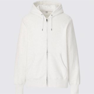 ユニクロ(UNIQLO)のスウェットフルジップパーカ（長袖）(パーカー)