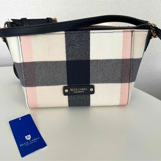 ブルーレーベルクレストブリッジ(BLUE LABEL CRESTBRIDGE)の【はるさん専用】激安✨BLUE LABEL💙ショルダーバッグ👜チェック🩷ピンク(ショルダーバッグ)