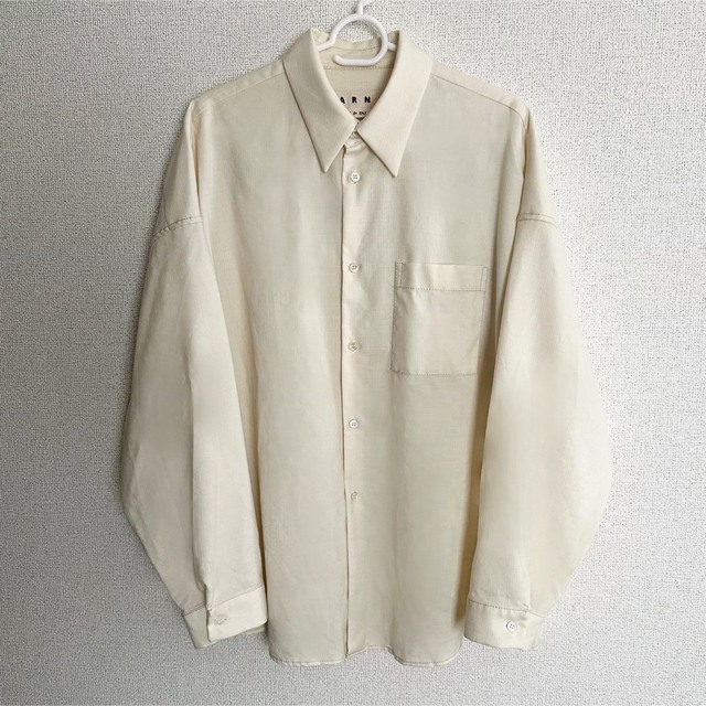20ss MARNI マルニ トロピカルウール シャツ 46 売れ筋アイテムラン