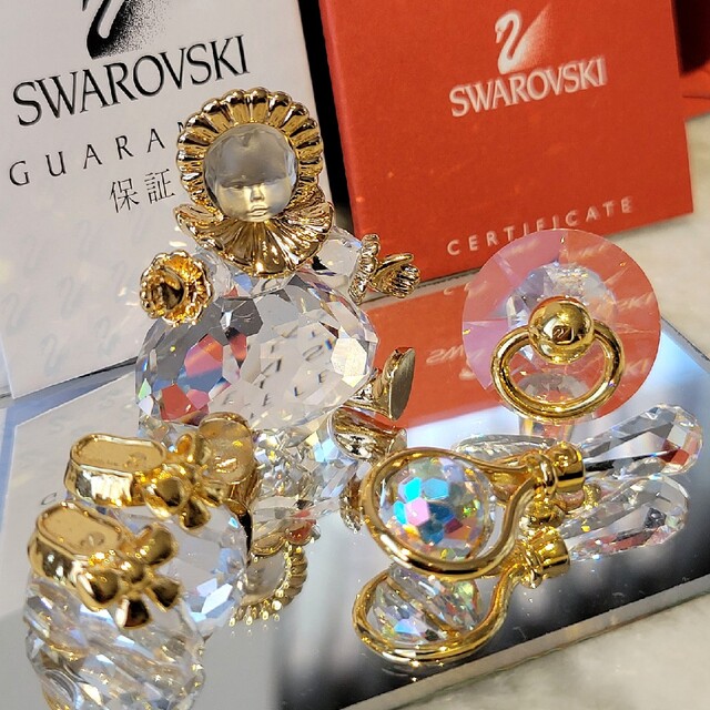 SWAROVSKI - スワロフスキー『人形、おしゃぶり、ガラガラ、ベビー