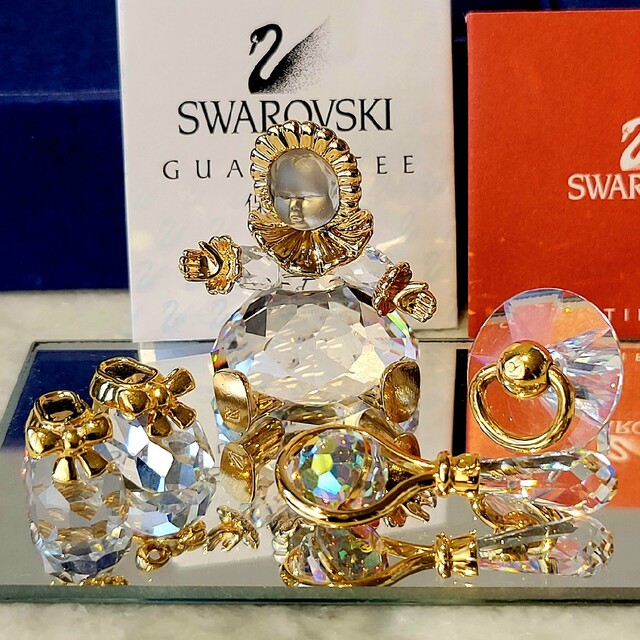 スワロフスキー / SWAROVSKI 置物 4点セット-