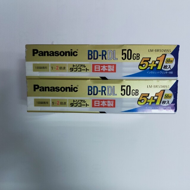 Panasonic 録画用2倍速 ブルーレイディスク LM-BR50W6S 1