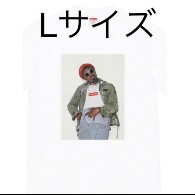 22aw Supreme André 3000 Tee アンドレ Ｌ　ホワイト