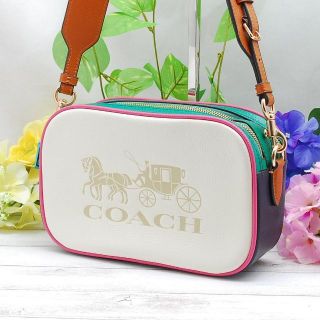 コーチ(COACH)の7★新品★コーチ★ショルダーバッグ★馬車★カラーブロック(ショルダーバッグ)