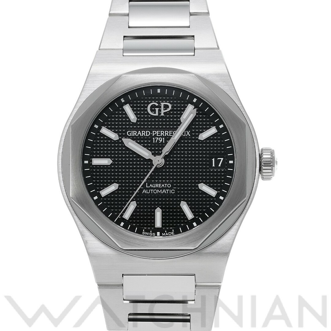 GIRARD-PERREGAUX(ジラールペルゴ)の中古 ジラール ペルゴ GIRARD-PERREGAUX 81010-11-634-11A ブラック メンズ 腕時計 メンズの時計(腕時計(アナログ))の商品写真