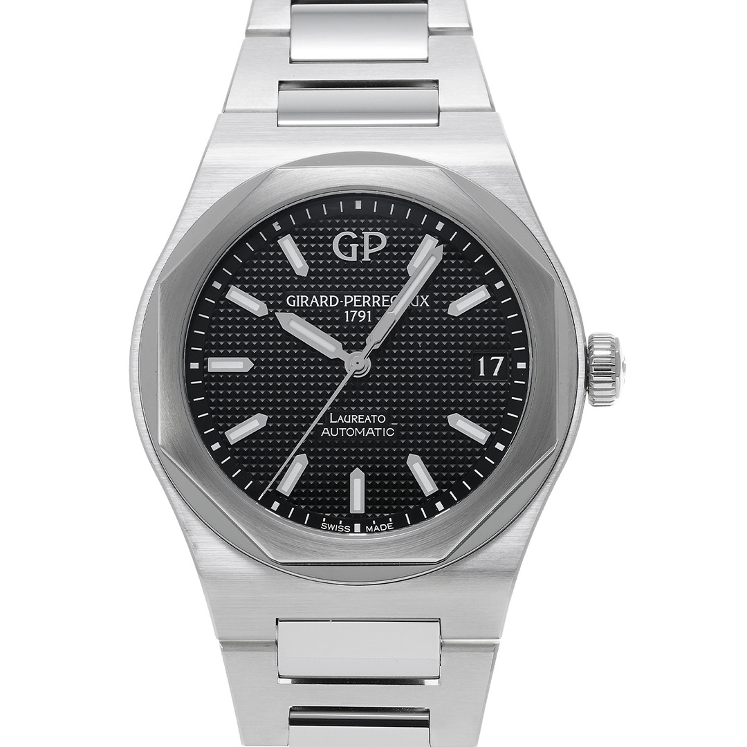 GIRARD-PERREGAUX(ジラールペルゴ)の中古 ジラール ペルゴ GIRARD-PERREGAUX 81010-11-634-11A ブラック メンズ 腕時計 メンズの時計(腕時計(アナログ))の商品写真