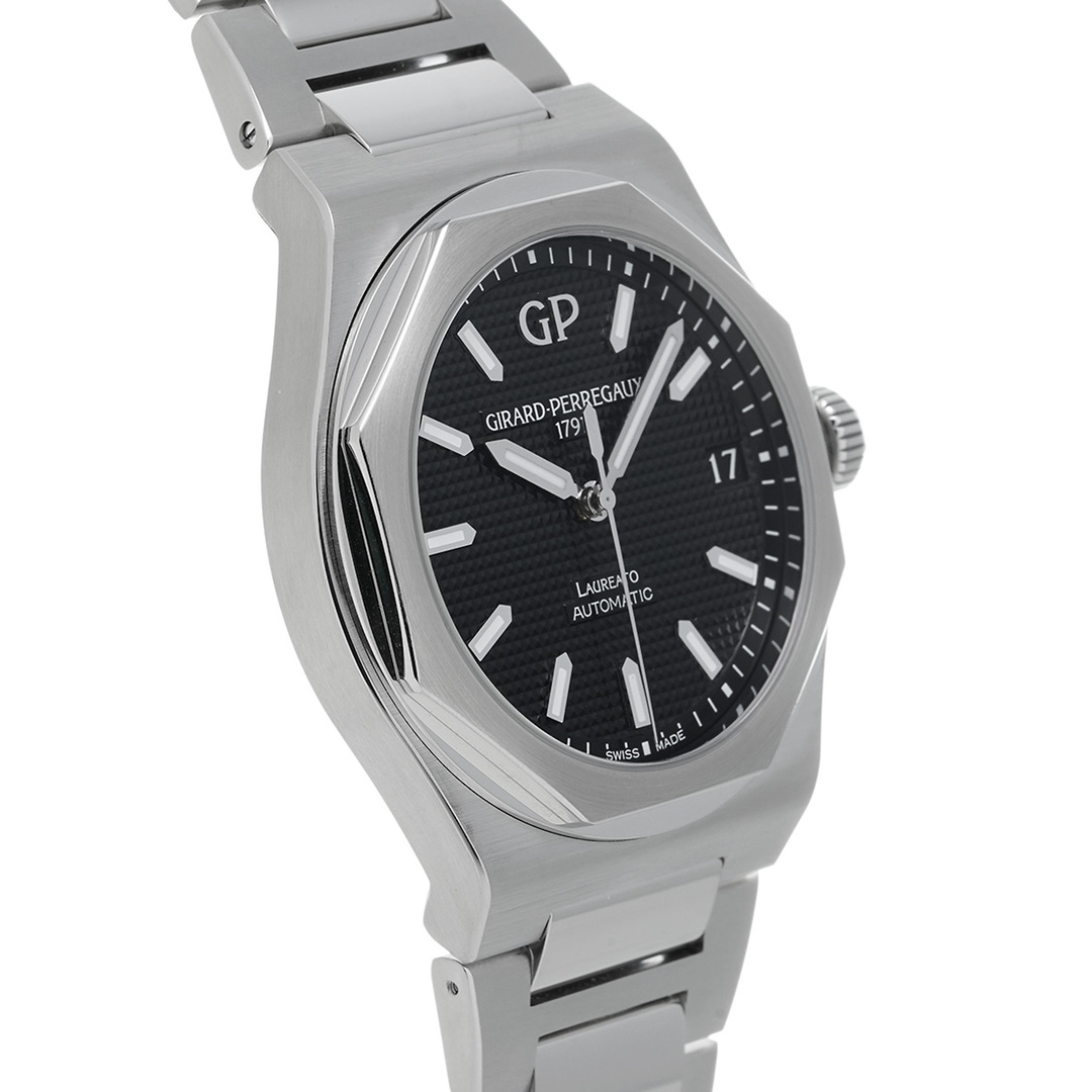 GIRARD-PERREGAUX(ジラールペルゴ)の中古 ジラール ペルゴ GIRARD-PERREGAUX 81010-11-634-11A ブラック メンズ 腕時計 メンズの時計(腕時計(アナログ))の商品写真