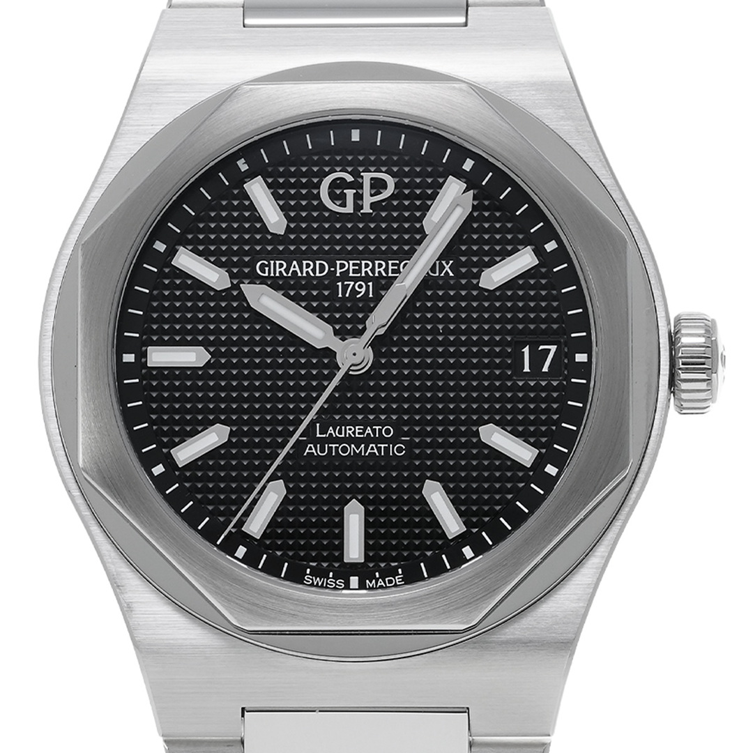 GIRARD-PERREGAUX(ジラールペルゴ)の中古 ジラール ペルゴ GIRARD-PERREGAUX 81010-11-634-11A ブラック メンズ 腕時計 メンズの時計(腕時計(アナログ))の商品写真