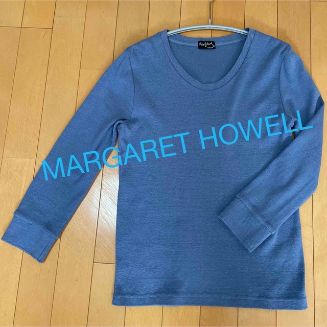 MARGARET HOWELL(マーガレットハウエル)のMARGARET HOWELL BLUE JERSEY レディースのトップス(カットソー(長袖/七分))の商品写真