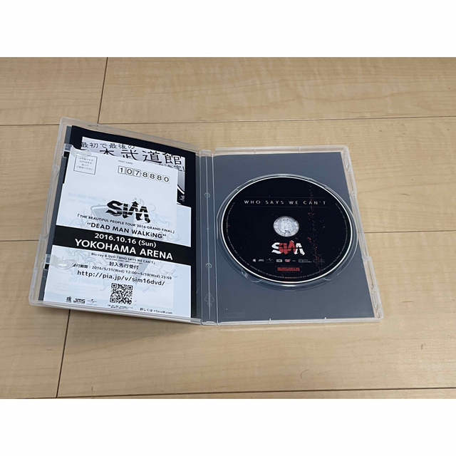 SiM  WHO SAYS WE CANT 通常盤　DVD エンタメ/ホビーのDVD/ブルーレイ(ミュージック)の商品写真