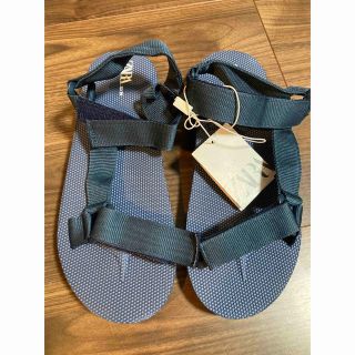 ザラ(ZARA)の新品　ZARAザラキッズ ネイビー スポーツサンダル　 軽量　25cm(サンダル)