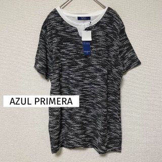 2707 AZUL PRIMERA トップス 半袖 重ね着風 カジュアル 春夏(カットソー(半袖/袖なし))