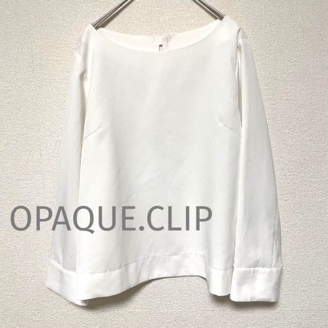 OPAQUE.CLIP(オペークドットクリップ)の2709 オペークドットクリップ トップス カットソー ワールド 長袖 上品 レディースのトップス(シャツ/ブラウス(長袖/七分))の商品写真