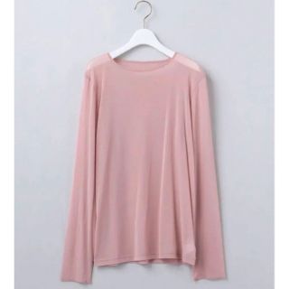 ロク(6 (ROKU))の6 ROKU NYLON TULLE PULLOVER シアー  トップス(カットソー(長袖/七分))