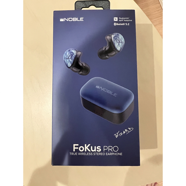 ほぼ未使用品　Fokus PRO 完全ワイヤレスイヤホン