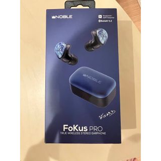 ノーブル(Noble)のほぼ未使用品　Fokus PRO 完全ワイヤレスイヤホン(ヘッドフォン/イヤフォン)