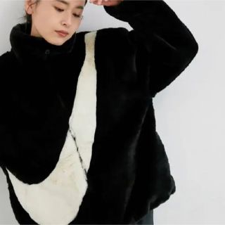 NIKE - 【美品・希少】ナイキ エコファー ビッグスウッシュ フリース