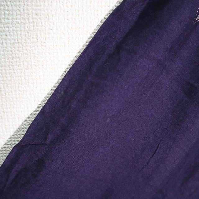 【新品・B級品】2wayアジアンサルエルパンツ 曼荼羅 紺系　 レディースのパンツ(サルエルパンツ)の商品写真