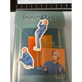 スノーマン(Snow Man)のSnowMan ステッカー　佐久間大介(アイドルグッズ)