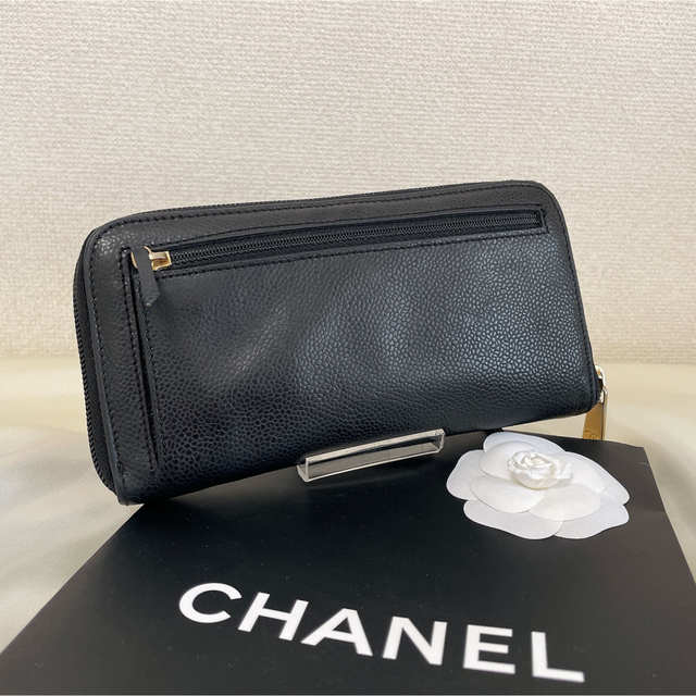 正規品 シャネル CHANEL 長財布  ブラック