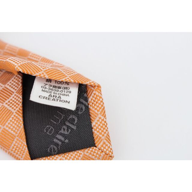 Marie Claire(マリクレール)のマリクレール ブランドネクタイ ストライプ柄 シルク 未使用品 メンズ レッド mariclaire メンズのファッション小物(ネクタイ)の商品写真