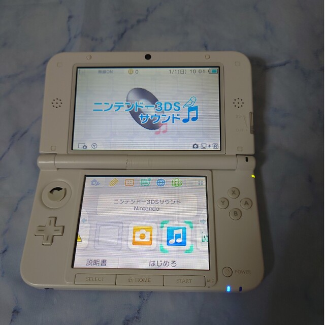 ニンテンドー3DS - ニンテンドー3DS LL ピンク×ホワイト液晶美品の通販