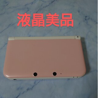 ニンテンドー3DS(ニンテンドー3DS)のニンテンドー3DS LL ピンク×ホワイト液晶美品(携帯用ゲーム機本体)