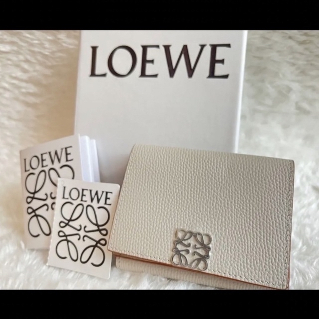 LOEWE ロエベ 三つ折り ミニウォレット バーゲンで 35770円引き www