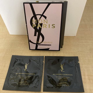 イヴサンローラン(Yves Saint Laurent)のイヴサンローラン モンパリ　オーデパルファム1.2m l  ＆ファンデーション(香水(女性用))