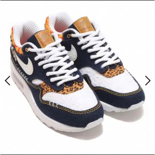 ナイキ(NIKE)のNIKE AIR MAX 1 PRM MEDIUM BLUE WHITE (スニーカー)