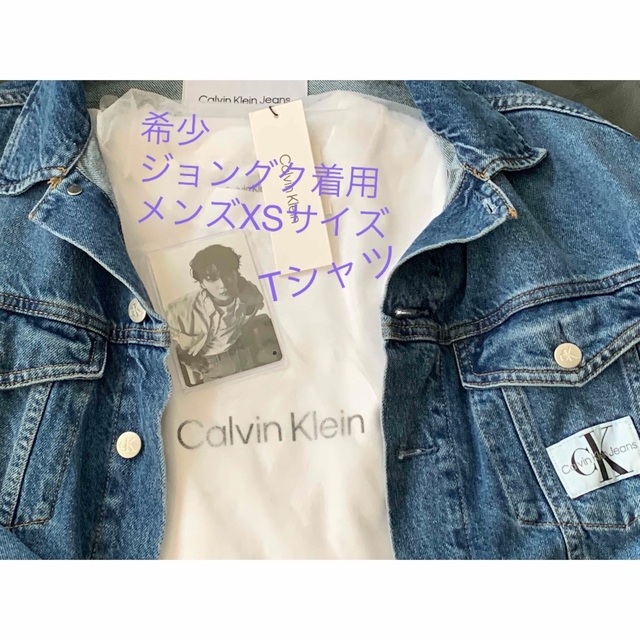 本物の Calvin ジョングク Tシャツ XS Klein Tシャツ/カットソー(半袖