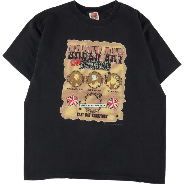 古着 00年代 フルーツオブザルーム FRUIT OF THE LOOM GREEN DAY
