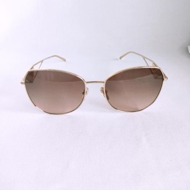 新品未使用】PRADA シンボル サングラス トライアングルロゴ ゴールド