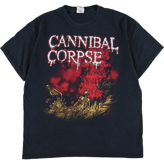 ギルダン GILDAN CANNIBAL CORPSE カンニバルコープス バンドTシャツ バンT メンズL /eaa332460