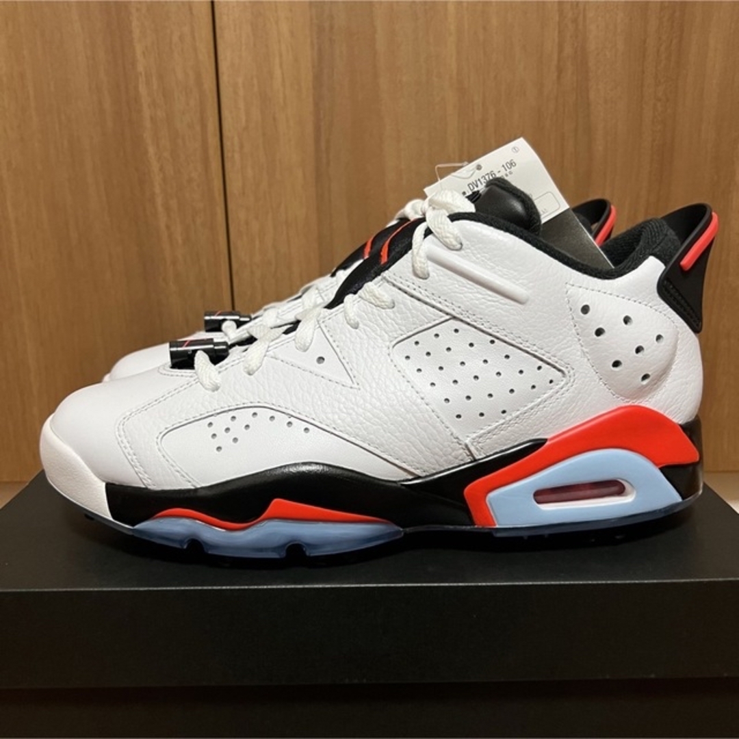 Jordan 6 Retro Low Infrared White 27