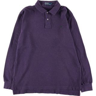 ラルフローレン(Ralph Lauren)の古着 ラルフローレン Ralph Lauren POLO by Ralph Lauren 長袖 ポロシャツ メンズL /eaa334282(ポロシャツ)