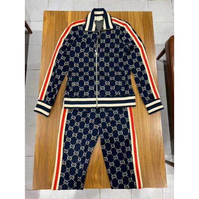 セットアップ GUCCI グッチ ジャガード テクニカル ジャージー 予約