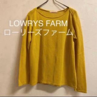 ローリーズファーム(LOWRYS FARM)のLOWRYS FARM ローリーズファーム【M】カットソー ドット(カットソー(長袖/七分))