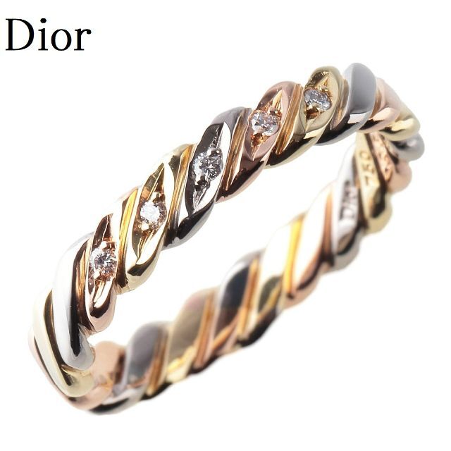 Christian Dior(クリスチャンディオール)のディオール ツイスト ダイヤ リング 5PD 11号弱【11461】 レディースのアクセサリー(リング(指輪))の商品写真