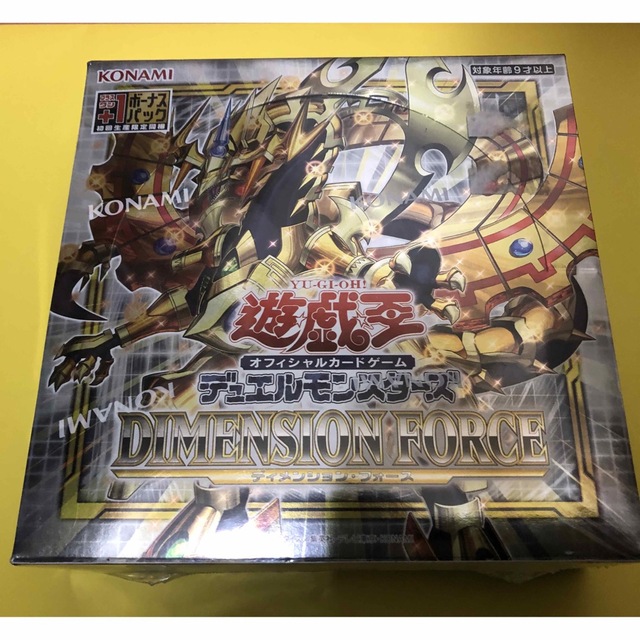 遊戯王　ディメンションフォース　1box 初回限定プラスワン付き シュリンク付き