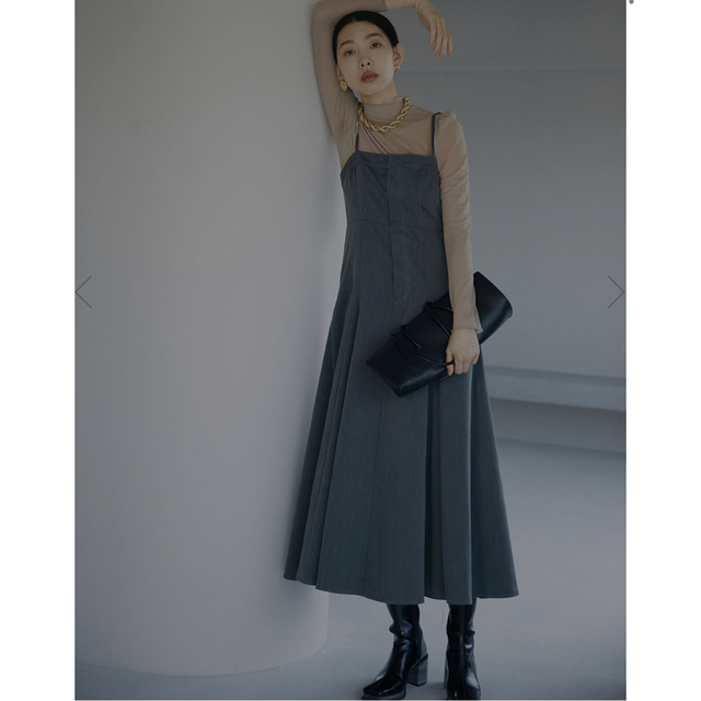 Ameri VINTAGE - LADY LAYERED JUMPER SKIRTの通販 by Haushca｜アメリ