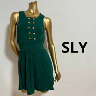 スライ(SLY)の【2465】SLY ノースリーブ ワンピース F(ひざ丈ワンピース)