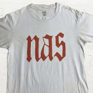 JPH ビンテージ   白 nas　タイムイズイルマティック　ムービー Tシャツ(Tシャツ/カットソー(半袖/袖なし))