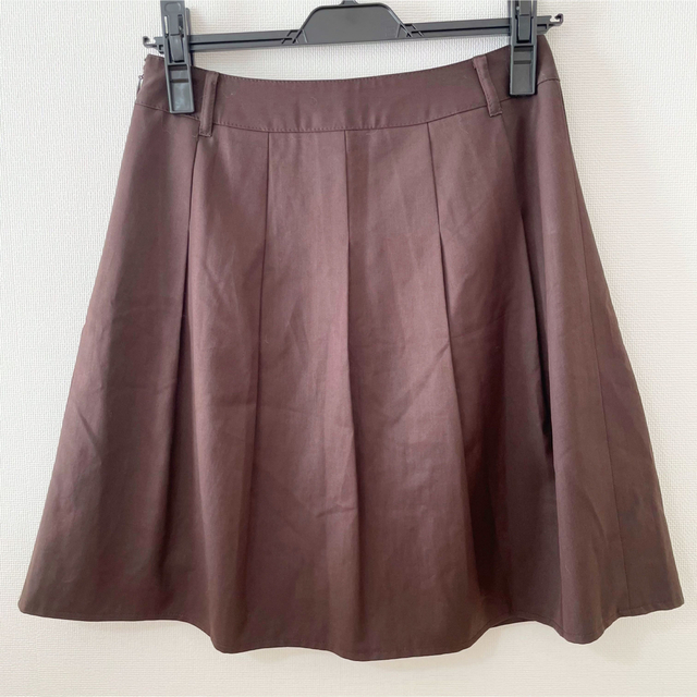 MISCH MASCH(ミッシュマッシュ)のミッシュマッシュ プリーツスカート ブラウン レディースのスカート(ひざ丈スカート)の商品写真