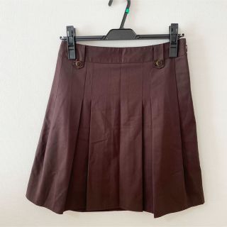 ミッシュマッシュ(MISCH MASCH)のミッシュマッシュ プリーツスカート ブラウン(ひざ丈スカート)