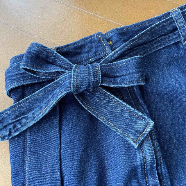 GU(ジーユー)のみーまま様専用 GU スリット デニムスカート Sサイズ レディースのスカート(ロングスカート)の商品写真