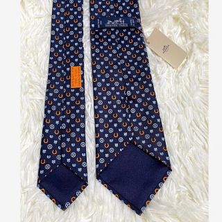 Hermes - 新品未使用 最高峰 HERMES H総柄 シルク PARIS ネクタイの