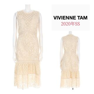 ヴィヴィアンタム(VIVIENNE TAM)の【【SALE】】VIVIENNE TAM＊ケミカルレースタッチワンピース(ロングワンピース/マキシワンピース)